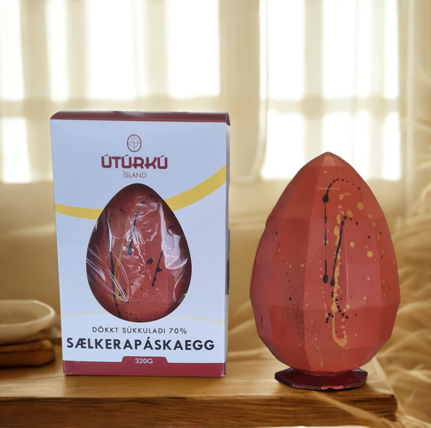 Páskaegg dökkt súkkulaði 320g