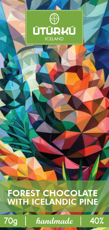 Skógarsúkkulaði með íslenskri lindifuru - 70g