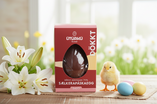 Páskaegg dökkt súkkulaði 340g