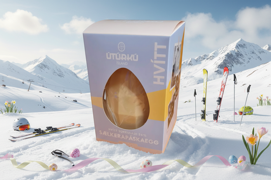 Páskaegg hvítt súkkulaði 340g