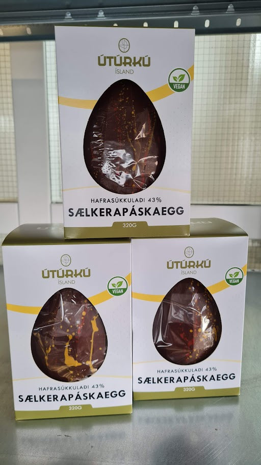 Páskaegg hafrasúkkulaði 320g (VEGAN)